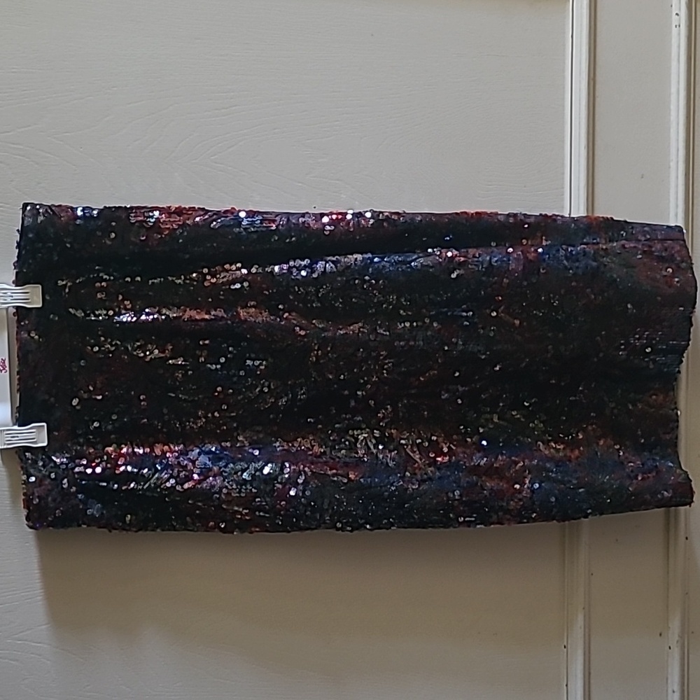 Roseanna Woodcut Sequin Midi Pencil Skirt, Sz 40/US 8 - Picture 11 of 15